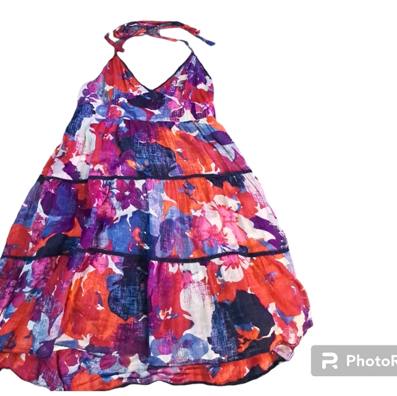EUC Free Flow Aeropostale blo halter sundress . Sz Medium - Picture 8 of 17